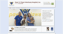 Desktop Screenshot of pawsnclaws.com